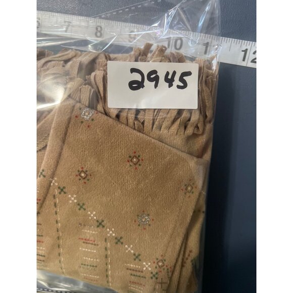 Tan Fringe Button-Up Vest 1X Bentley Plus Aztec Southwestern Rodeo - Picture 11 of 11